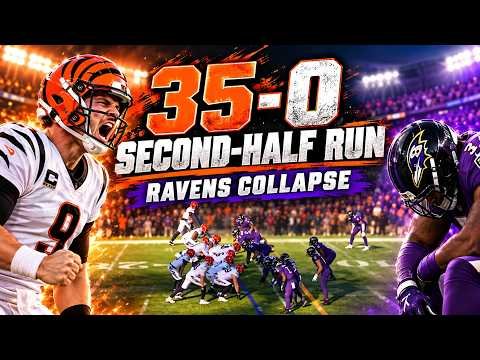Cincinnati’s 35–0 Second Half Exposed Baltimore’s Run-Game Dependency